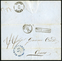 1857, lettera completa da Buenos Ayres 15 Sept. 1857 a Como con la ...