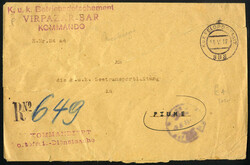1918, Feldpost in Montenegro, Lot mit zwei Karten und einem ...