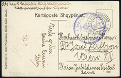 1918, Feldpost in Montenegro, Lot mit zwei Karten und einem ...