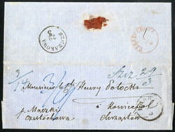 Krakau 1856, Brief von Krakau am 28.3. über Szakowa und Czestochowa ...