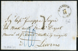 Orebich 1861, Brief von Orebich am 17.12. über Triest, ...