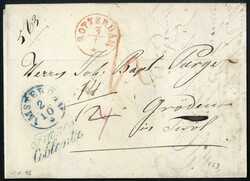 1842/1853, zwei Briefe von den Niederlanden nach Gröden (Südtirol), ...