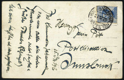 1920, Brief als Kriegsgefangenenpost von China nach Wien ...