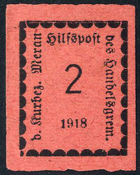 1918, 2 Heller con decalco, gomma originale ed integra, Sass. 1d - 2 ...