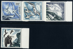 1955, Seevögel, postfrische Serie der vier Werte, Mi.502A/05A - 350 ...
