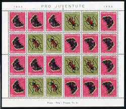 1953, Markenheftchenbogen, postfrisch, Unificato BF14A / Mi. MHB 42 - ...