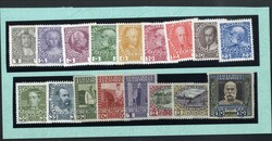 1908, Regierungsjubiläum, komplette gefalzte Serie, ANK 139/56 - 560 ...