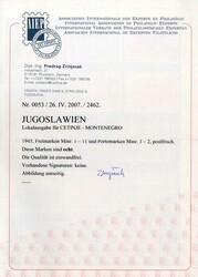 Jugoslawien 1944/66, postfrisch praktisch komplette Sammlung mit ...