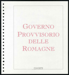 Stato Pontificio e Romagne 1852/68, bella collezione prevalentemente ...