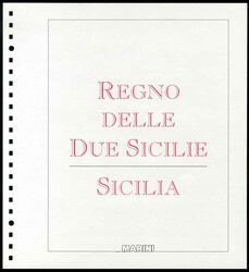 Sicilia 1859, bella collezione prevalentemente nuova su un foglio ...