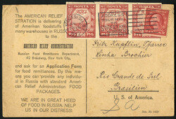 1922, "American Relief Administration" Karte von Jekaterinoslaw ...