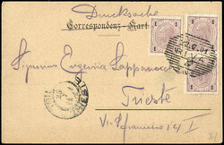 Trentino-Südtirol 1900/18 ca., Los mit sechs Karten, dabei eine ...