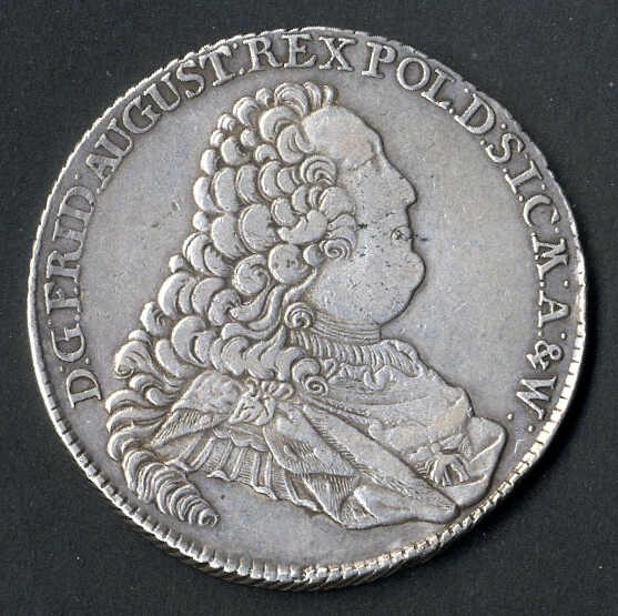 Friedrich August I., 1694-1763, Besetzung Preussens Thaler, 1757, ...