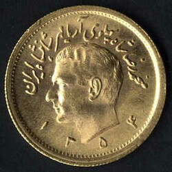 1 Pahlavi, Goldmünze, Gewicht 8,13 Gr. 900er, KM 1200Automatically ...
