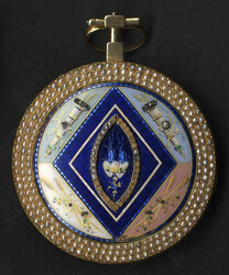 Spindeltaschenuhr, vermutlich 18 Jahrhundert, das Gehäuse ist aus 18 ...