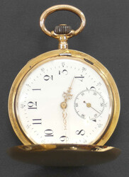 Sprungdeckeltaschenuhr, vermutlich 18 Jahrhundert, das Gehäuse ist ...