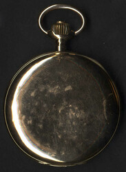 Sprungdeckel-Taschenuhr mit Kronenaufzug, vermutlich um 1900, das ...