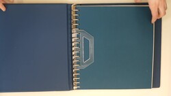 1850, Briefsammlung der 1. Ausgabe in 2 LINDNER-Alben, dabei sieben ...