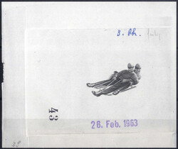 1963, Winterspiele in Innsbruck, komplette Serie 7 Werte in 24 ...