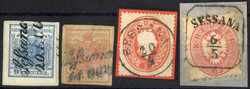 SESSANA, (sL-I, RS-f, RzK-f, 155 Punkte Müller) 1850/1864, zwei ...