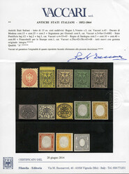 Antichi Stati Italiani: lotto di 15 francobolli nuovi: Lombardo ...