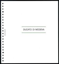 Modena 1852/59 ca., bella collezione, nuova ed usata, su fogli ...