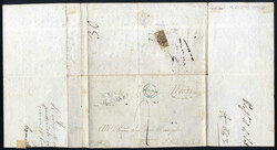 1855, lettera del 3.9.1855 da Cento a San Pietro in Casale, tassata ...