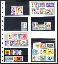 Singapur 1948/95 ca., schönes Lot mit ungebrauchten Marken, ...