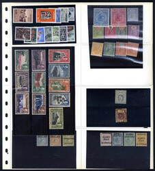Ceylon 1857/1935 ca., schönes Lot mit ungebrauchten Marken, einige ...