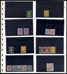 Ceylon 1857/1935 ca., schönes Lot mit ungebrauchten Marken, einige ...