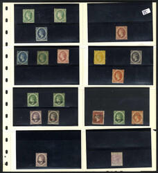 St. Lucia 1860/1953 ca., schönes Lot mit ungebrauchten Marken, dabei ...