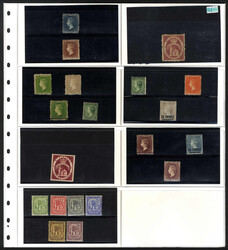 St. Vincent 1861/1955 ca., schönes Lot mit ungebrauchten Marken, ...