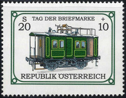 2001, Tage der Briefmarke 20+10S., postfrische Marke mit fehlendem ...
