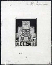 1956, Aufnahme Österreichs in die UNO 2,4 S., vierte bzw. Endphase ...