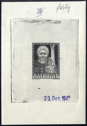 1949, Glückliche Kindheit 1 S. + 50 Gr., Endphase in Schwarz eines ...