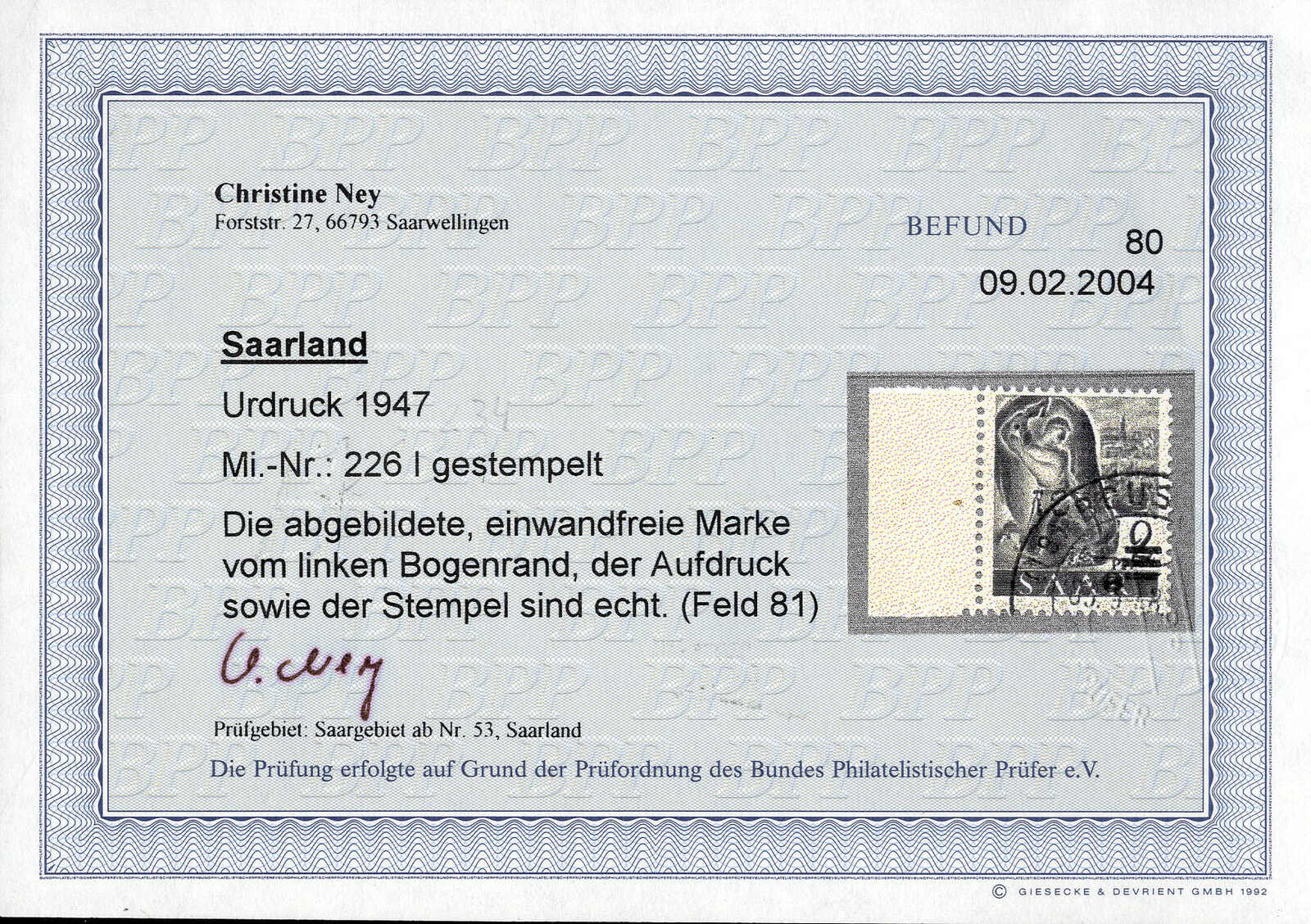Image 1 for lot number 18227 for Viennafil 107th Mail Auction