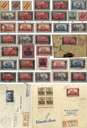 155: Deutsche Auslandspost Marokko - Sammlungen