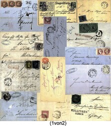 7005: Sammlungen und Posten Altdeutschland - Briefe Posten