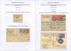 2950: Britisch Guyana - Briefe Posten