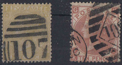 2865120: Grossbritannien 1841 1d und 2d
