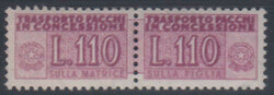 3440: Italien Gebührenmarken für Paketzustellung