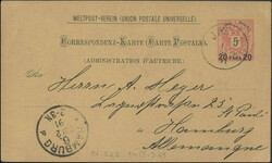 4875010: Palästina Österreichische Levante Postämter