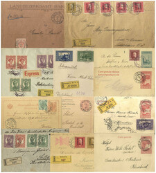 1920: Bosnien Herzegowina - Briefe Posten
