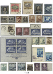 1880/1959, überwiegend gestempelte Slg., über Strecken oft doppelt ...