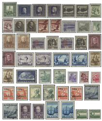 Ca. 1900/1937, über weiteste Strecken doppelt kpl. Slg., also ...