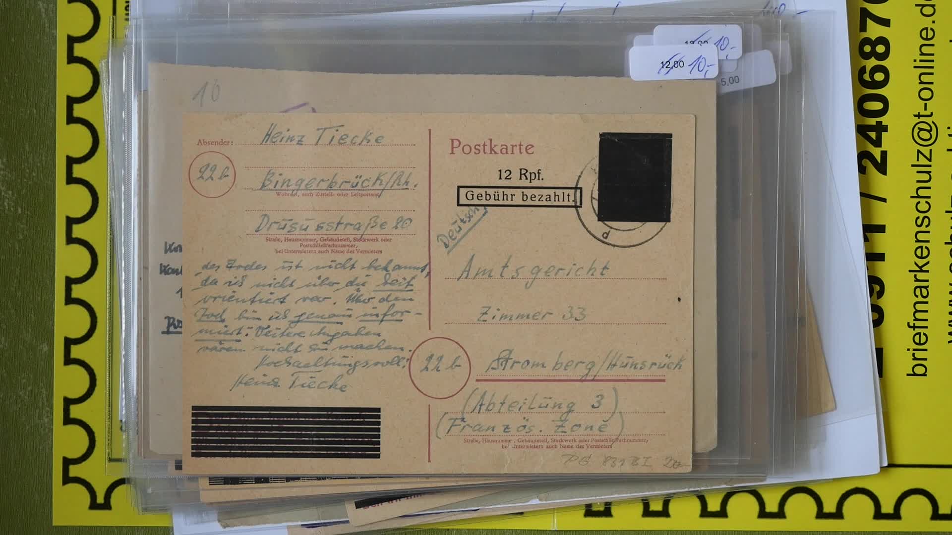 Interess. Lot von nur besseren Belegen, schon ab Vorphila, dabei auch ...