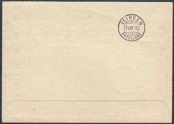 Kriegsgeschädigten-Block auf echt gelaufenen R-Brief, rs mit AKS