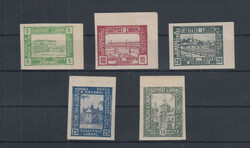 Unverausgabte Ausgabe kpl. postfrisch, alle Werte breitrandig, jeder ...