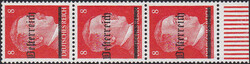 2. Republik ab 1945, Scheibbs, Hitler Freimarken zu 6 Pf, 8 Pf. u. 12 ...