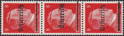 2. Republik ab 1945, Scheibbs, Hitler Freimarken zu 6 Pf, 8 Pf. u. 12 ...